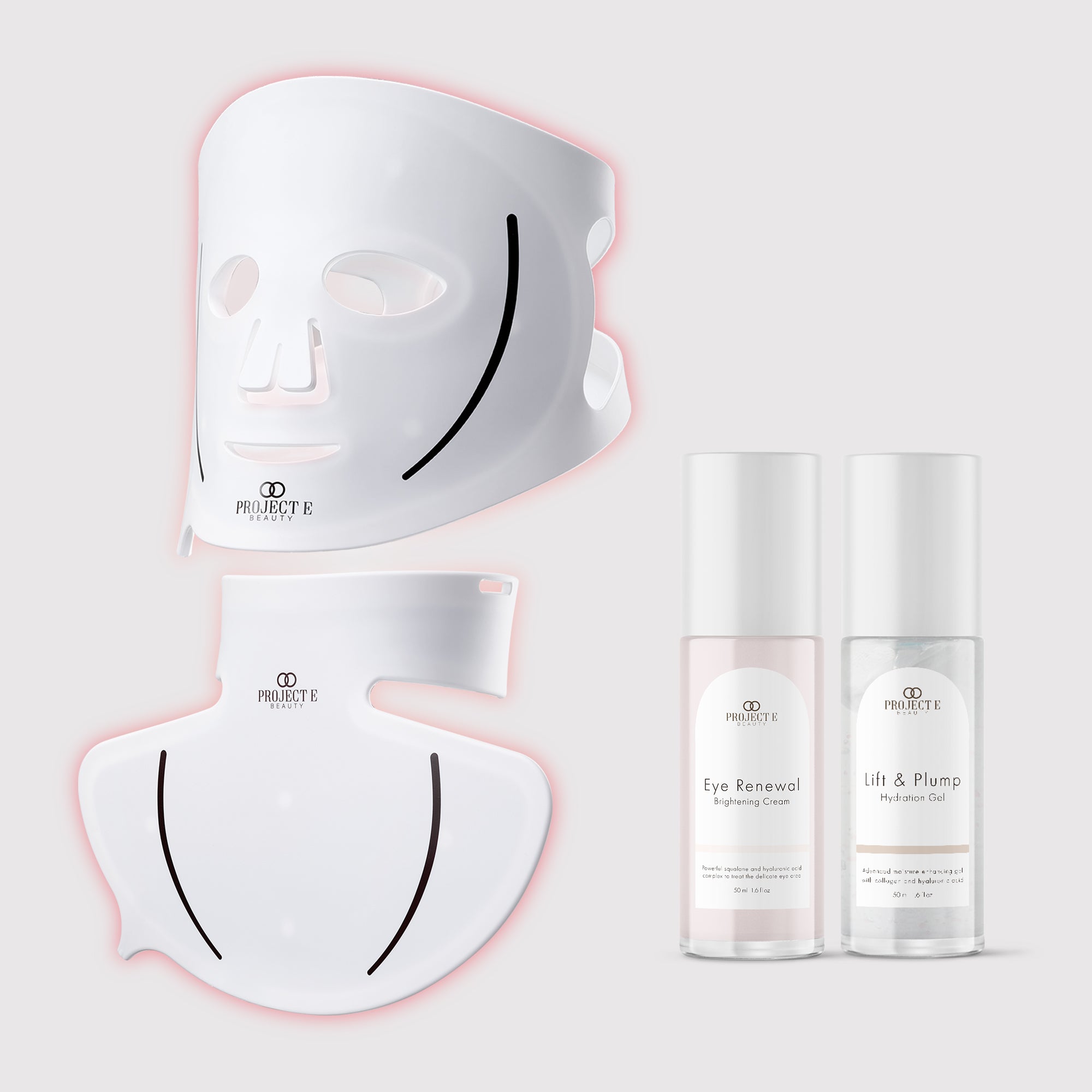 LumaLux Face | Pro LED Red Light Therapy Mask - Project E Beauty